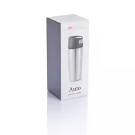   Cana de calatorie auto 300 ml, fara scurgeri, XD, AO, pp, otel inoxidabil, argintiu