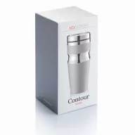 Cana de calatorie 350 ml, XD, CR, otel inoxidabil, pp, gri