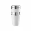 Cana de calatorie 350 ml, XD, CR, otel inoxidabil, pp, alb