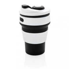   Cana de voiaj pliabila 350 ml, fara bpa, Everestus, 20IAN333, Silicon, Polipropilena, Negru