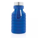 Sticla de apa sport, 550 ml, fara scurgeri, 24.3xø7.1 cm, Everestus, 20SEP0266, Silicon, Aluminiu, Albastru