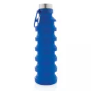 Sticla de apa sport, 550 ml, fara scurgeri, 24.3xø7.1 cm, Everestus, 20SEP0266, Silicon, Aluminiu, Albastru