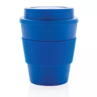  Cana de cafea 350 ml, capac insurubabil, Everestus, 20IAN362, Polipropilena, Silicon, Albastru