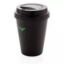Cana de cafea 300 ml, perete dublu, Everestus, 20IAN366, Polipropilena, Negru