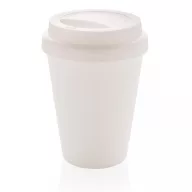   Cana de cafea 300 ml, perete dublu, Everestus, 20IAN368, Polipropilena, Alb