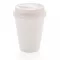 Cana de cafea 300 ml, perete dublu, Everestus, 20IAN368, Polipropilena, Alb