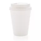 Cana de cafea 300 ml, perete dublu, Everestus, 20IAN368, Polipropilena, Alb