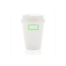 Cana de cafea 300 ml, perete dublu, Everestus, 20IAN368, Polipropilena, Alb