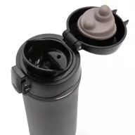   Cana metalica, Everestus, 2707429, Otel, Polipropilena, 300 ml, 6.5x6.5x19xø6.5 cm, Negru