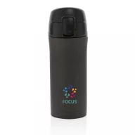   Cana metalica, Everestus, 2707429, Otel, Polipropilena, 300 ml, 6.5x6.5x19xø6.5 cm, Negru