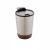 Cana cafea cu baza din pluta 300 ml, perete dublu, Everestus, CK, otel inoxidabil, pp, argintiu