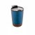 Cana cafea cu baza din pluta 300 ml, perete dublu, Everestus, CK, otel inoxidabil, pp, albastru