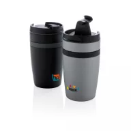   Cana termoizolanta cafea 280 ml, perete dublu, XD, SA, otel inoxidabil, pp, negru