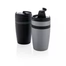 Cana termoizolanta cafea 280 ml, perete dublu, XD, SA, otel inoxidabil, pp, negru