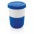 Cana de cafea 380 ml, fara melamina, Everestus, 20IAN352, Plastic, Silicon, Albastru
