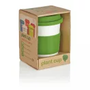 Cana de cafea 350 ml, ecologica, Everestus, EA, pla, silicon, verde