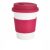 Cana de cafea 350 ml, ecologica, Everestus, EA, pla, silicon, roz