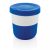 Cana de cafea 280 ml, fara melamina, Everestus, 20IAN357, Plastic, Silicon, Albastru