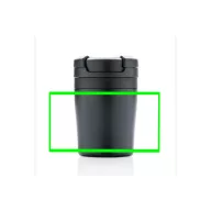   Cana coffee to go 160 ml, perete dublu, XD, CE03, polipropilena, otel inoxidabil, negru