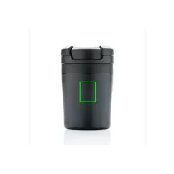   Cana coffee to go 160 ml, perete dublu, XD, CE03, polipropilena, otel inoxidabil, negru