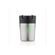   Cana coffee to go 160 ml, perete dublu, XD, CE02, polipropilena, otel inoxidabil, argintiu