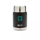 Termos pentru alimente 500 ml, perete dublu, termoizolant, Swiss Peak, EE, otel inoxidabil, negru