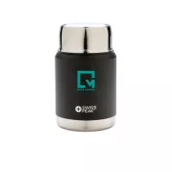   Termos pentru alimente 500 ml, perete dublu, termoizolant, Swiss Peak, EE, otel inoxidabil, negru