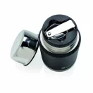 Termos pentru alimente 500 ml, perete dublu, termoizolant, Swiss Peak, EE, otel inoxidabil, negru