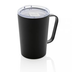   Cana termos moderna, Everestus, 18SEP4268, 420 ml, 11.8x13x Ø8.8 cm, Otel, Negru