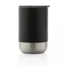 Cana de voiaj, Everestus, 18SEP3160, 360 ml, 8.4x8x12.4x Ø8 cm, Otel, Negru