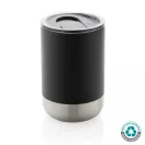 Cana de voiaj, Everestus, 18SEP3160, 360 ml, 8.4x8x12.4x Ø8 cm, Otel, Negru