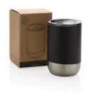 Cana de voiaj, Everestus, 18SEP3160, 360 ml, 8.4x8x12.4x Ø8 cm, Otel, Negru