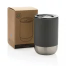 Cana de voiaj, Everestus, 18SEP3159, 360 ml, 8.4x8x12.4x Ø8 cm, Otel, Gri