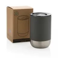   Cana de voiaj, Everestus, 18SEP3159, 360 ml, 8.4x8x12.4x Ø8 cm, Otel, Gri