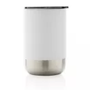 Cana de voiaj, Everestus, 18SEP3163, 360 ml, 8.4x8x12.4x Ø8 cm, Otel, Alb