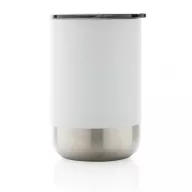   Cana de voiaj, Everestus, 18SEP3163, 360 ml, 8.4x8x12.4x Ø8 cm, Otel, Alb