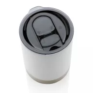   Cana de voiaj, Everestus, 18SEP3163, 360 ml, 8.4x8x12.4x Ø8 cm, Otel, Alb