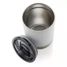 Cana de voiaj, Everestus, 18SEP3163, 360 ml, 8.4x8x12.4x Ø8 cm, Otel, Alb