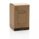 Cana de voiaj, Everestus, 18SEP3163, 360 ml, 8.4x8x12.4x Ø8 cm, Otel, Alb