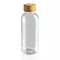 Sticla de apa sport, Everestus, 18SEP3025, 660 ml, 7.4x7.4x20.6x Ø7.4 cm, Rpet, Bambus, Transparent