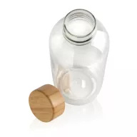  Sticla de apa sport, Everestus, 18SEP3025, 660 ml, 7.4x7.4x20.6x Ø7.4 cm, Rpet, Bambus, Transparent
