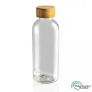 Sticla de apa sport, Everestus, 18SEP3025, 660 ml, 7.4x7.4x20.6x Ø7.4 cm, Rpet, Bambus, Transparent