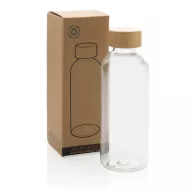   Sticla de apa sport, Everestus, 18SEP3025, 660 ml, 7.4x7.4x20.6x Ø7.4 cm, Rpet, Bambus, Transparent