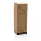 Sticla de apa sport, Everestus, 18SEP3025, 660 ml, 7.4x7.4x20.6x Ø7.4 cm, Rpet, Bambus, Transparent