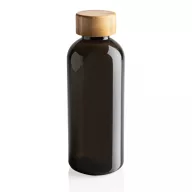   Sticla de apa sport, Everestus, 18SEP3023, 660 ml, 7.4x7.4x20.6x Ø7.4 cm, Rpet, Bambus, Negru