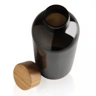   Sticla de apa sport, Everestus, 18SEP3023, 660 ml, 7.4x7.4x20.6x Ø7.4 cm, Rpet, Bambus, Negru