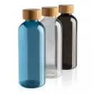 Sticla de apa sport, Everestus, 18SEP3023, 660 ml, 7.4x7.4x20.6x Ø7.4 cm, Rpet, Bambus, Negru