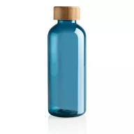   Sticla de apa sport, Everestus, 18SEP3024, 660 ml, 7.4x7.4x20.6x Ø7.4 cm, Rpet, Bambus, Albastru