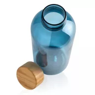   Sticla de apa sport, Everestus, 18SEP3024, 660 ml, 7.4x7.4x20.6x Ø7.4 cm, Rpet, Bambus, Albastru