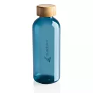 Sticla de apa sport, Everestus, 18SEP3024, 660 ml, 7.4x7.4x20.6x Ø7.4 cm, Rpet, Bambus, Albastru